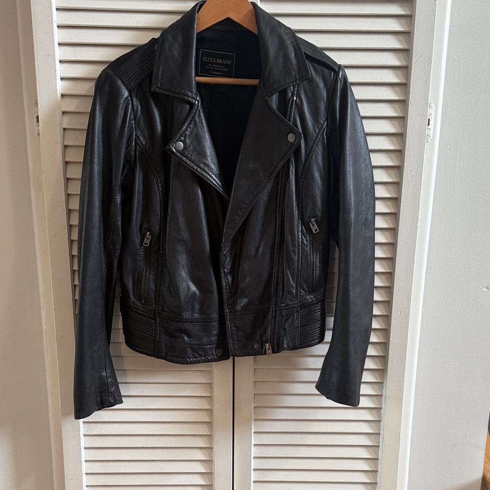 Lucky Brand Black Leather Jacket